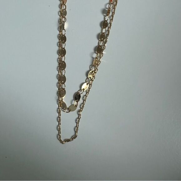 🍭4/$20 New Lulu’s Gold Medallion Double Stranded Choker Necklace - Picture 5 of 6